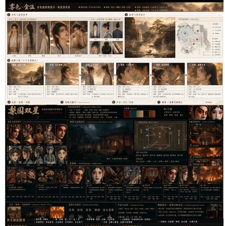 Image制作AI视频即梦seedance2.0故事版分镜提示词指令模版教程