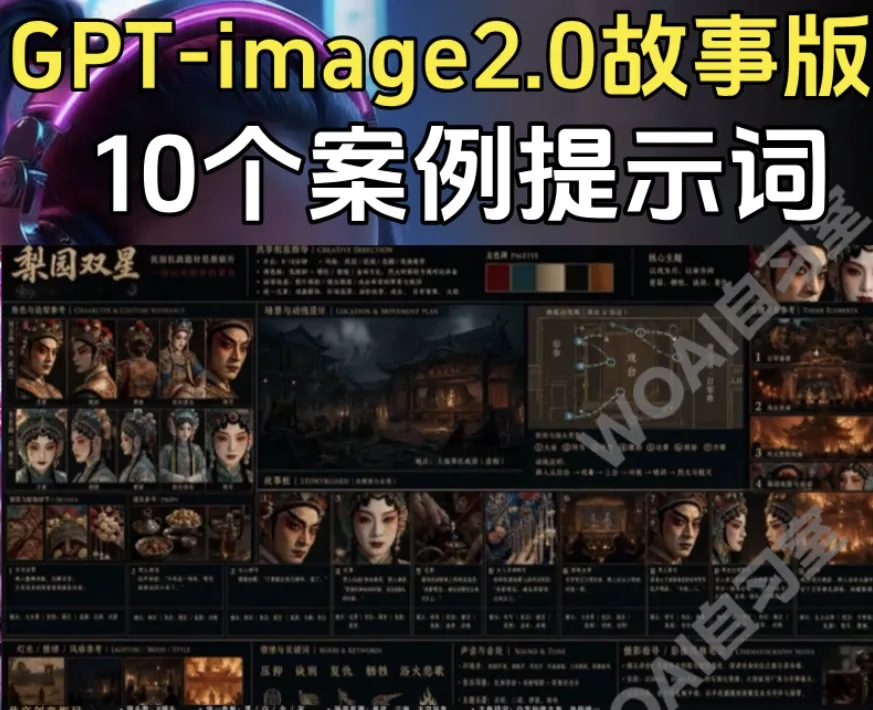 Image制作AI视频即梦seedance2.0故事版分镜提示词指令模版教程-大圣源码网